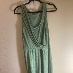 Large Gap Faux Wrap Tank Dress